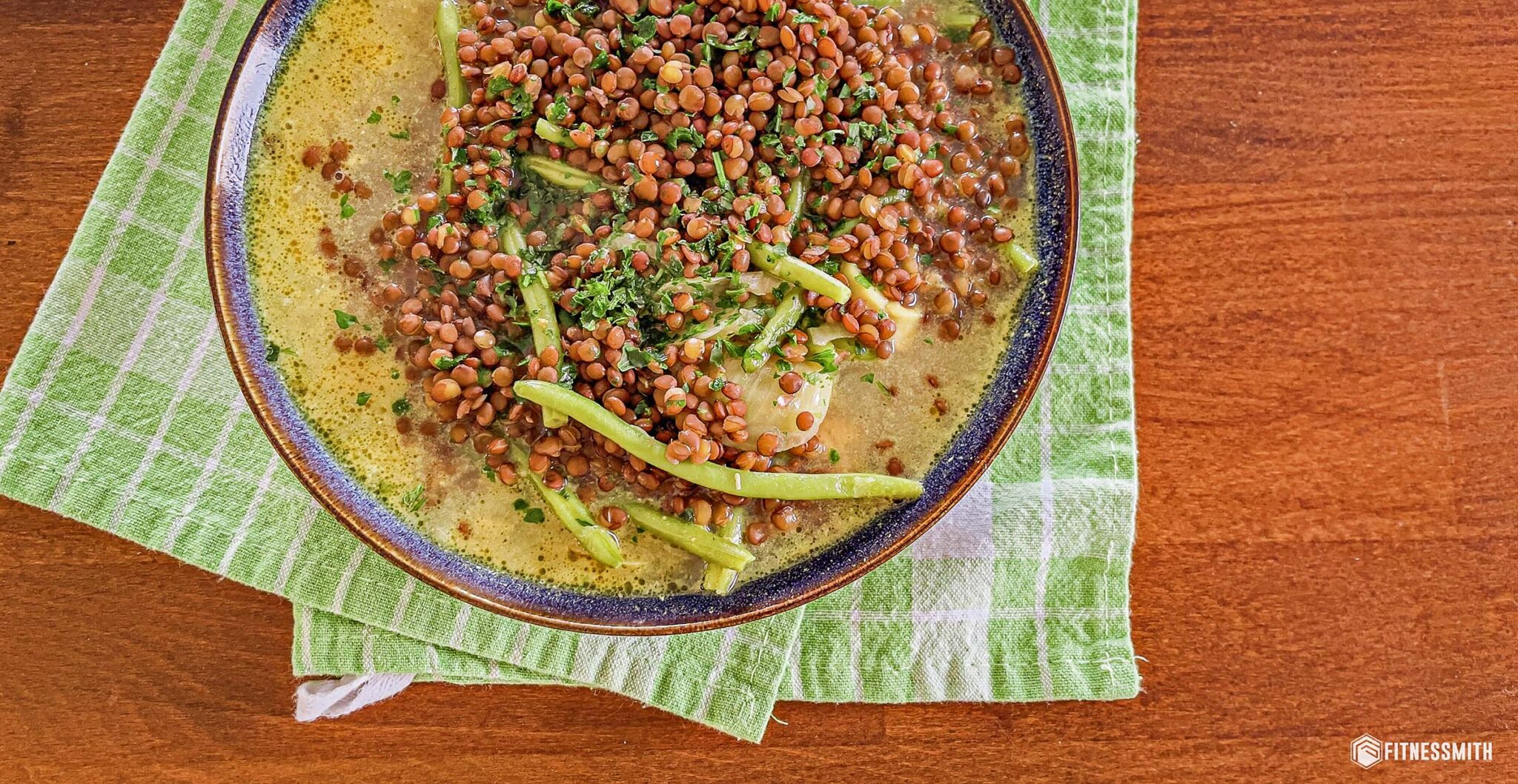 You are currently viewing Recette fitness rapide de fruits de mer et lentilles au lait de coco