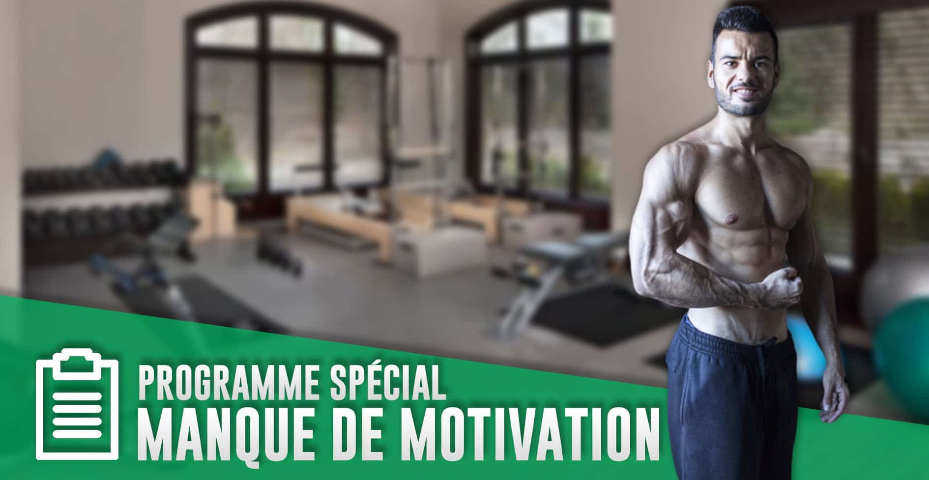 PROGRAMME MANQUE MOTIVATION