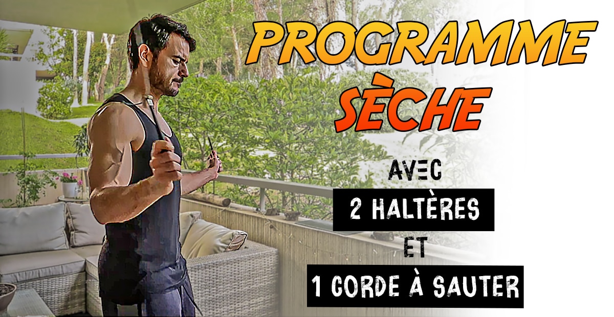 PROGRAMME SECHE HALTERE CORDE SAUTER
