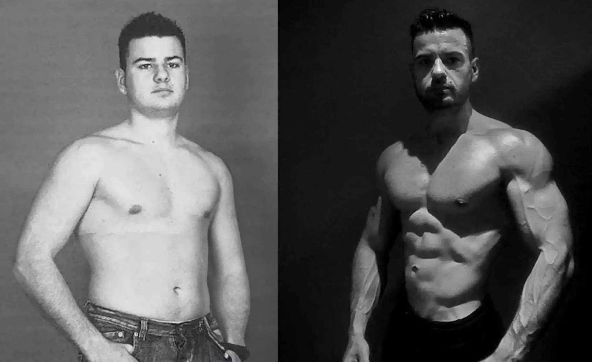Transformation avant après sèche musculation grâce aux hacks efficaces pour perdre de la graisse et obtenir des abdos visibles