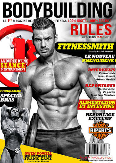 Théo en couverture de magazine