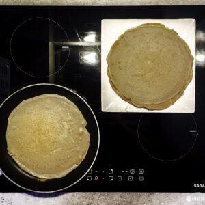 Crêpes de sarrasin protéinées, recette fitness sans gluten