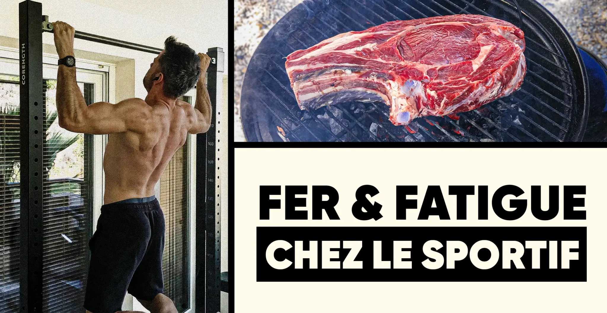 Fer et fatigue chez le sportif : musculation, viande rouge et énergie