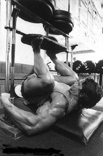 programme arnold schwarzenegger jambes