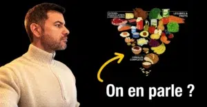 Analyse de la nouvelle pyramide alimentaire américaine 2026 avec expert en nutrition présentant les catégories protéines, légumes, fruits et céréales complètes