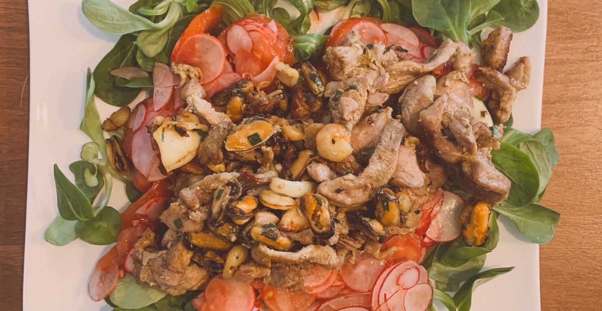 You are currently viewing Recette fitness : Wok sans glucides et salade pour des abdos visibles