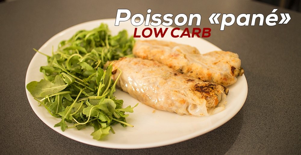 Recette low carb de poisson pané ( sans gluten )