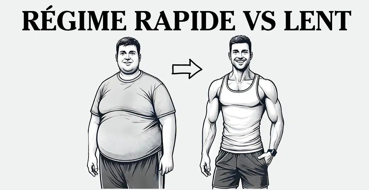 Transformation physique : différence entre un régime rapide et un régime lent