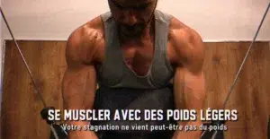 se muscler avec un poids léger