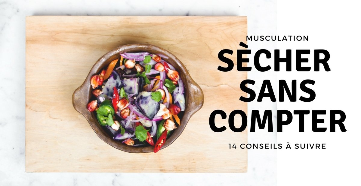 sèche musculation repas