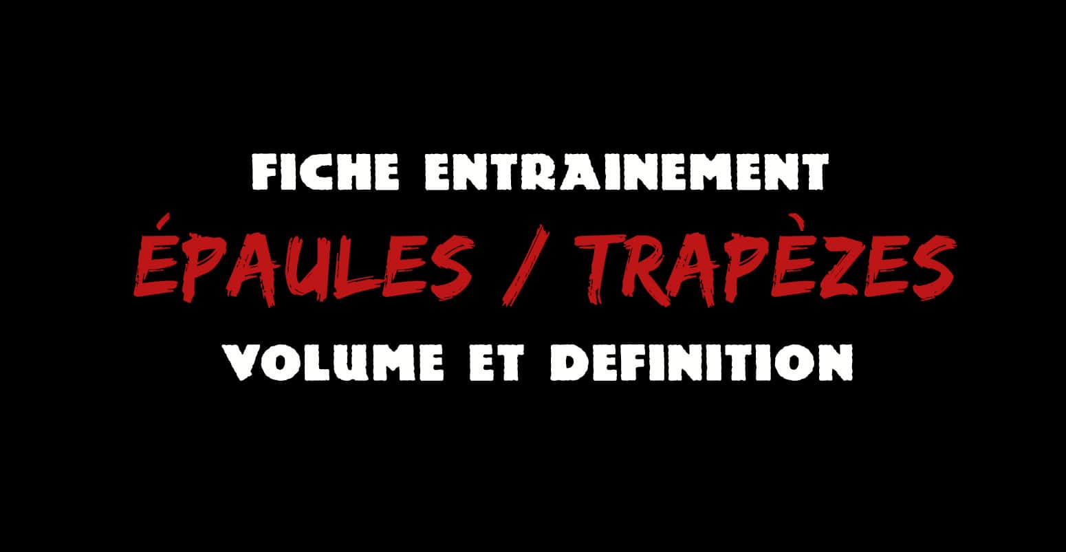 programme épaule trapezes pdf